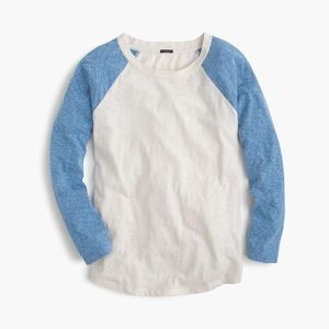 J. Crew Long Sleeve Shirt Size Small Baseball